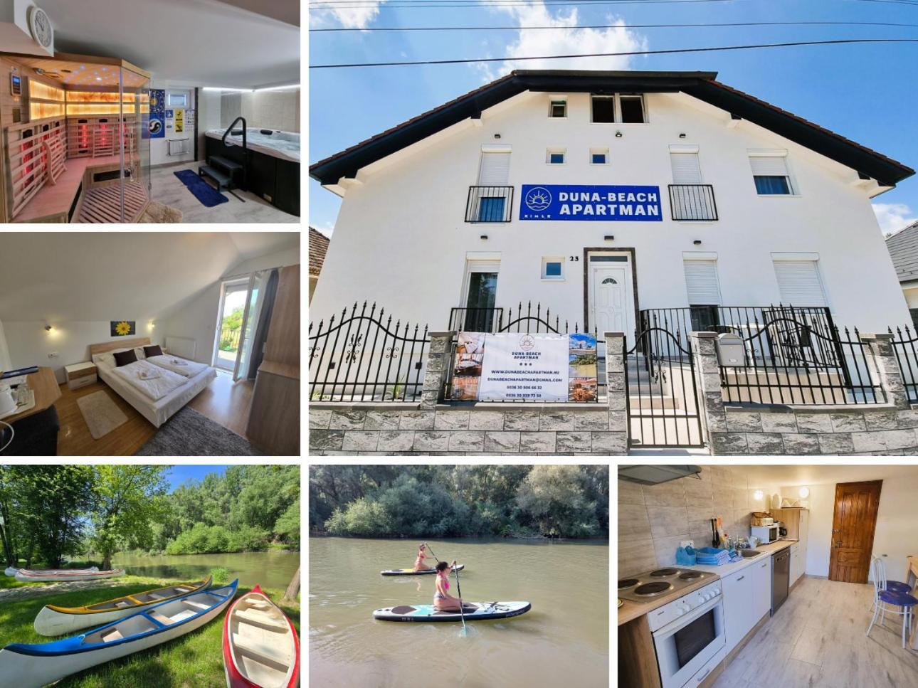 Duna-Beach Apartman Kimle Kültér fotó